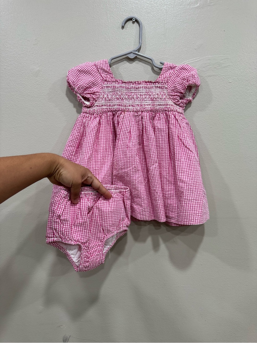 Ralph Lauren baby grid dress size 6month